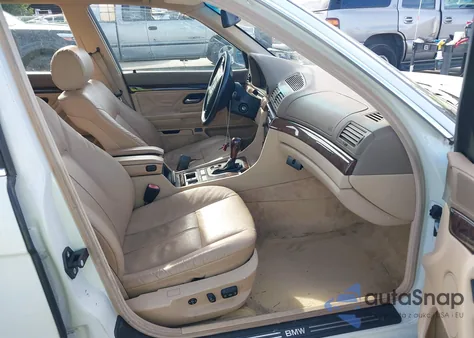 1995 BMW 740 I Automatic z USA, uszkodzony, nr VIN WBAGF6326SDH07791